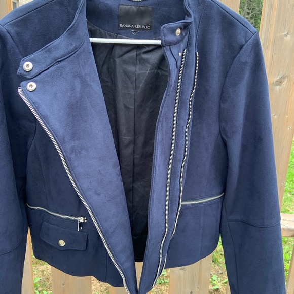 Navy blue Banana Republic women’s jacket size XL - Picture 2 of 6